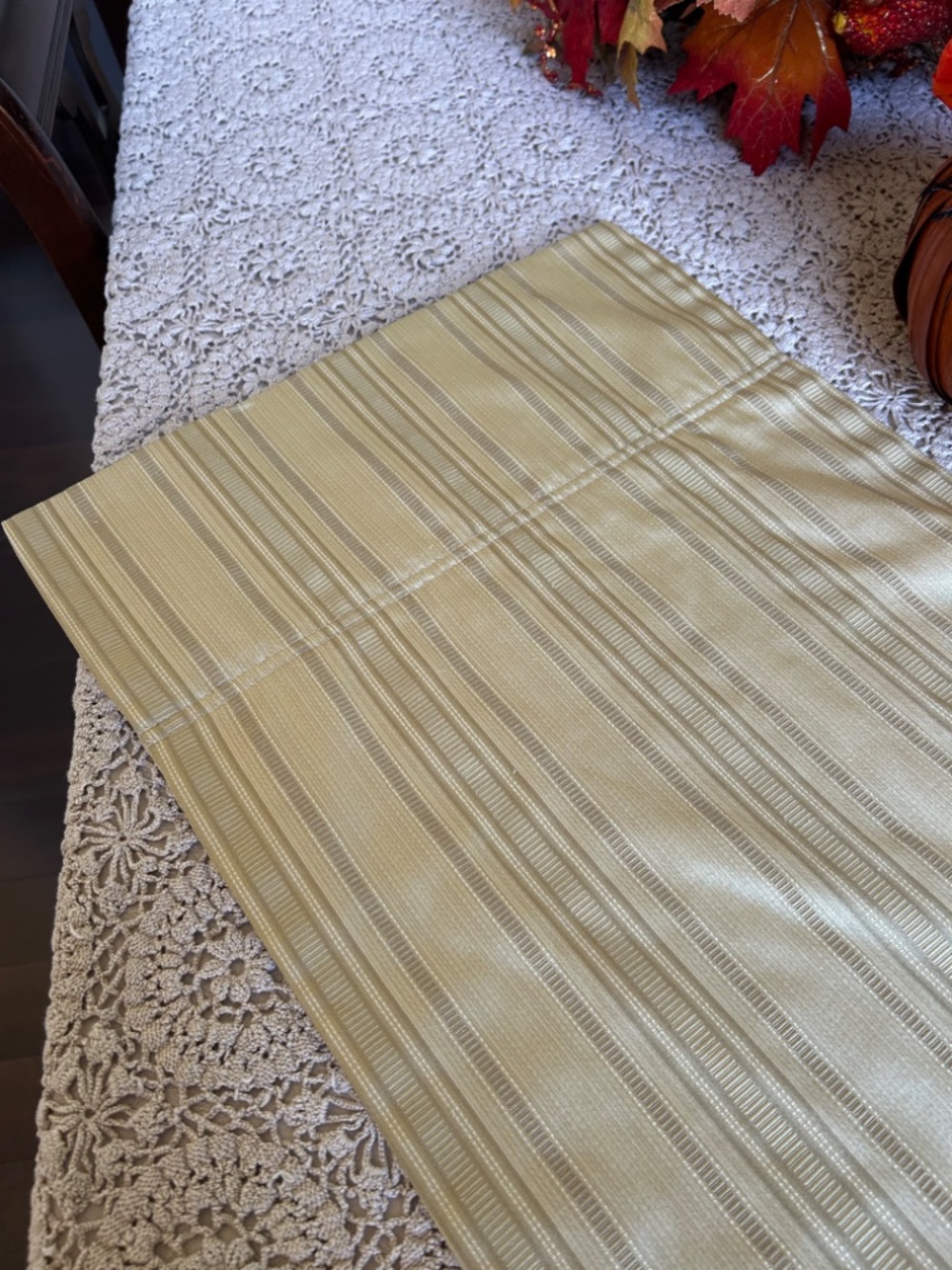 Damask Reversible Table Runner - Picture 7 of 7